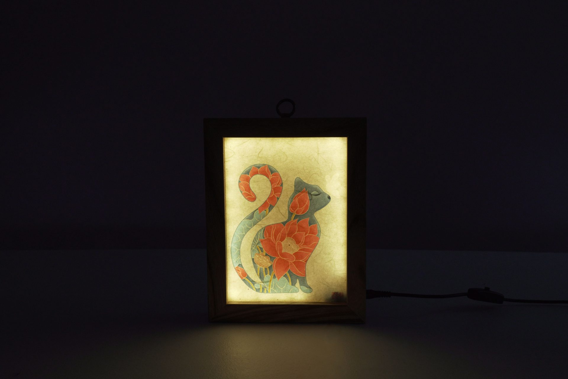Lotus Kitten Mood Lamp