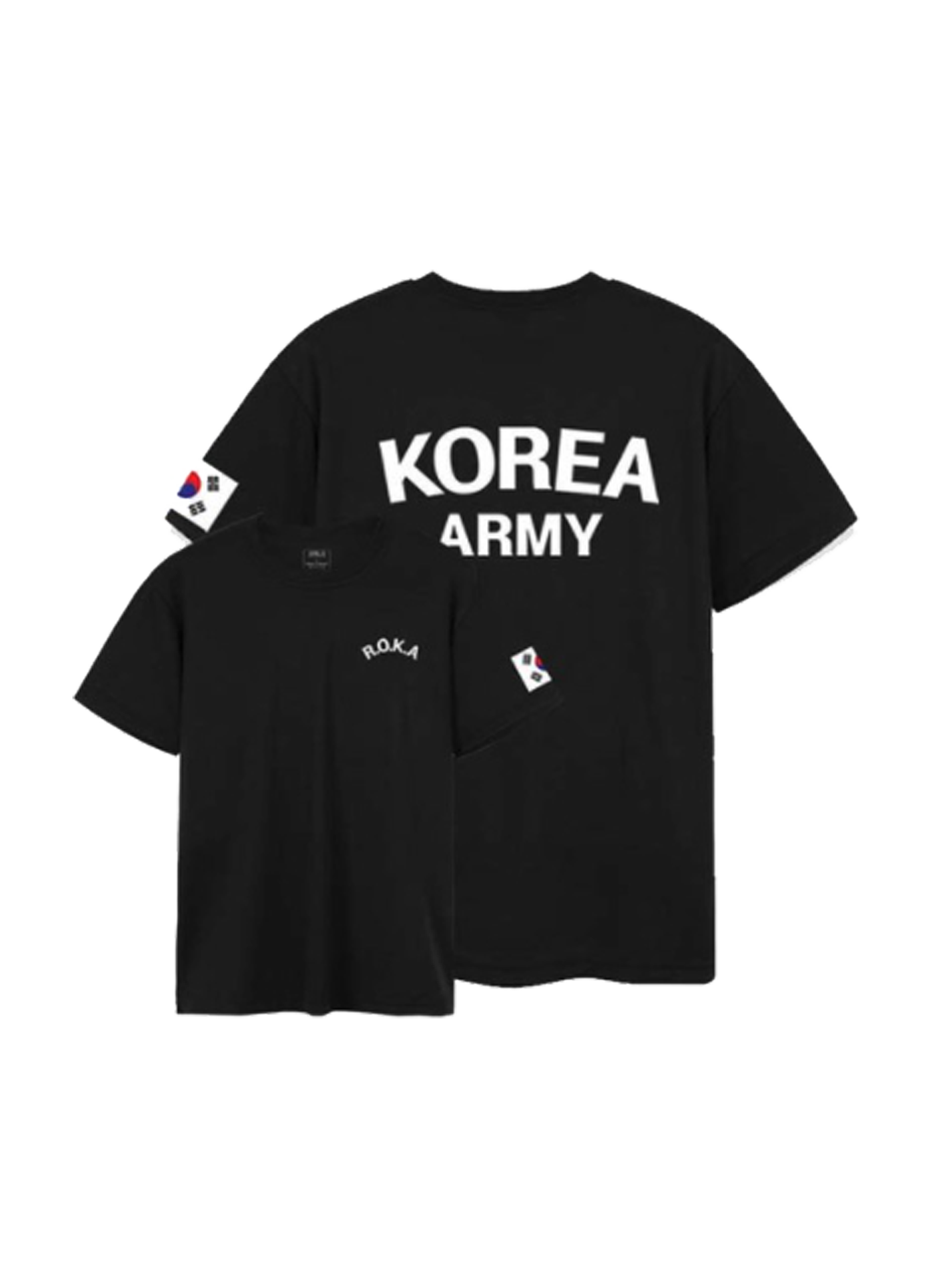 Schrijf een brief openbaar overstroming ROKA T-Shirt (Korean Army) - NAKD SEOUL