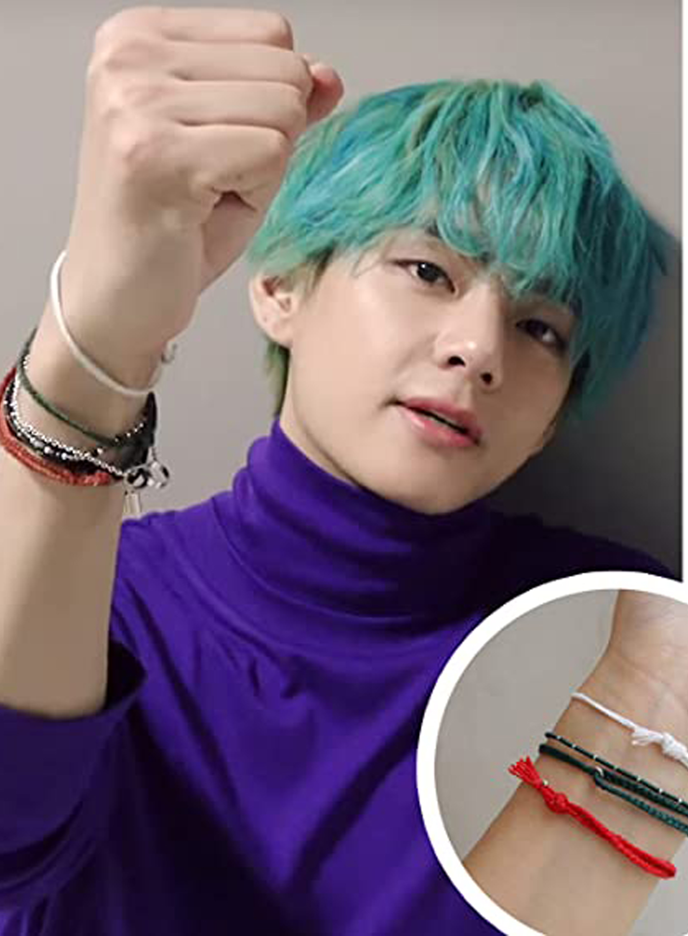 YESASIA: Image Gallery - BTS : V Style - Persson Bracelet (Seven Agate)