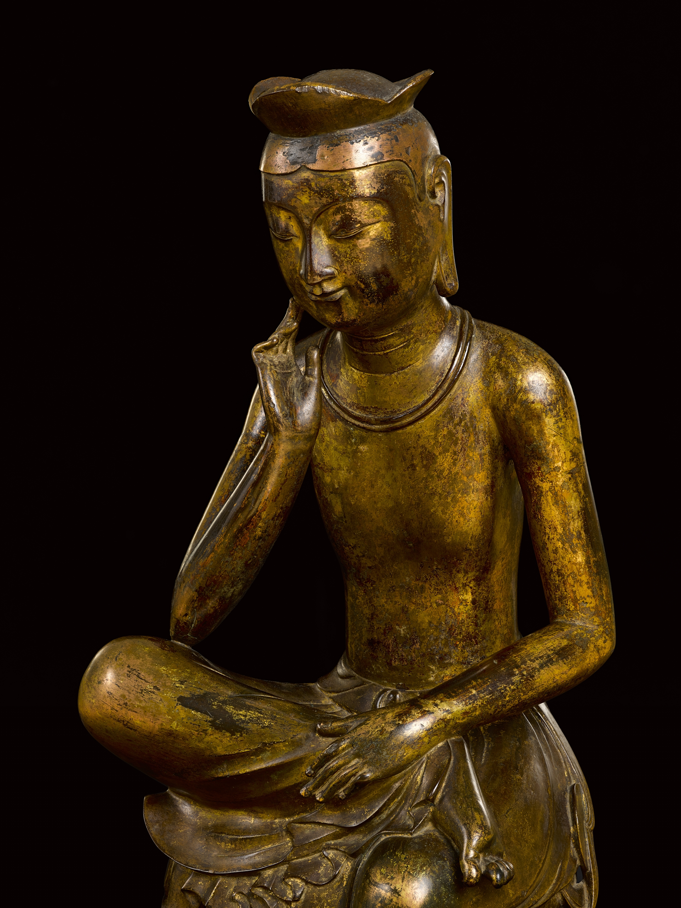 pensive buddha