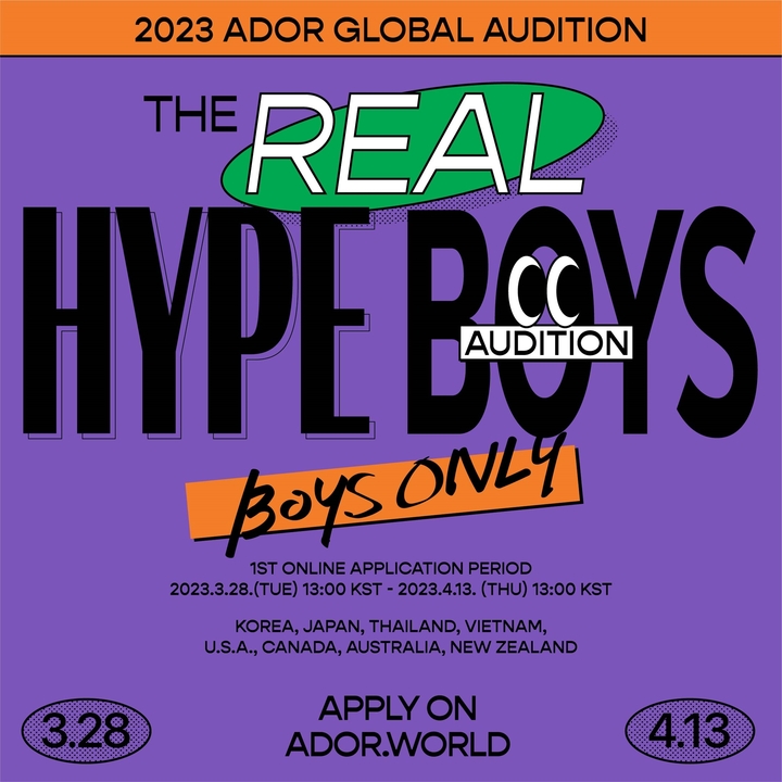 Audition Now Open: ADOR Searches for Next Boy Group Member