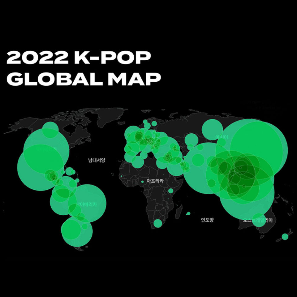 2022 K-Pop World Map Released: Changes in K-Pop Consumption During the Pandemic