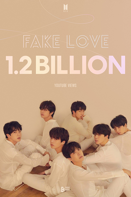 BTS's "FAKE LOVE" Music Video Surpasses 1.2 Billion Views