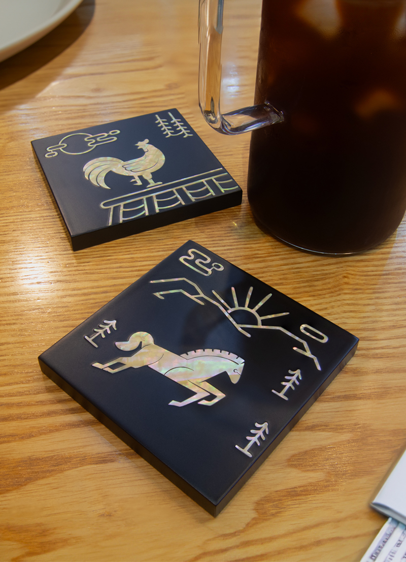 'The Twelve Zodiac Animals' Coaster